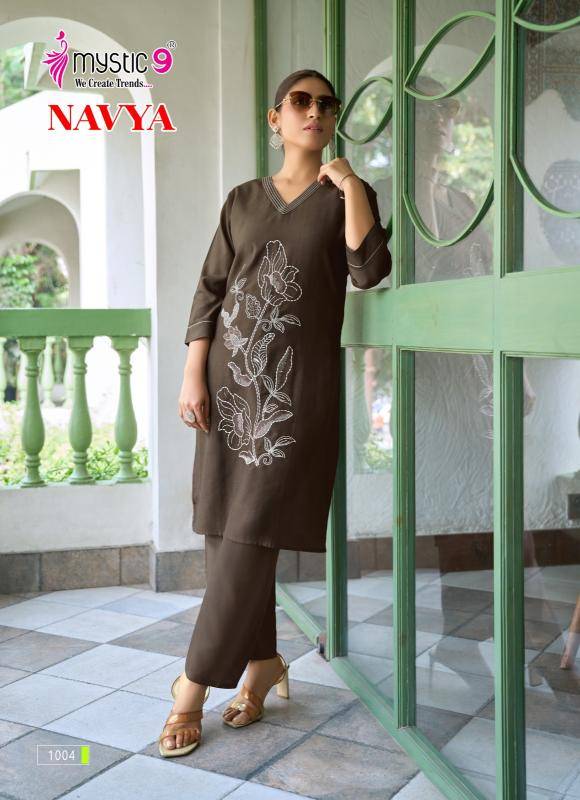 Mystic9 navya vol 1 coord set Kurti wholesale market in Bhavnagar